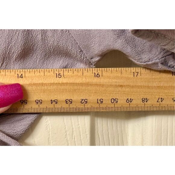 Astr The Label Embroidered  Flutter Sleeve Crochet Short Sleeve Wrap Midi Dress - Picture 11 of 11